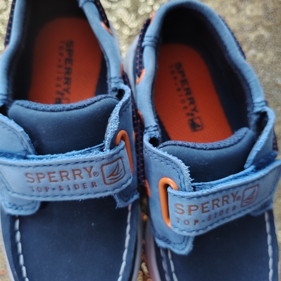 Sperry Kids Blue Boat Shoes Boys 9M - Picture 4 of 6